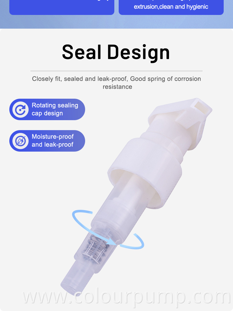 Custom White Color 28410 Long Nozzl Plastic Dispenser Lotion Pump